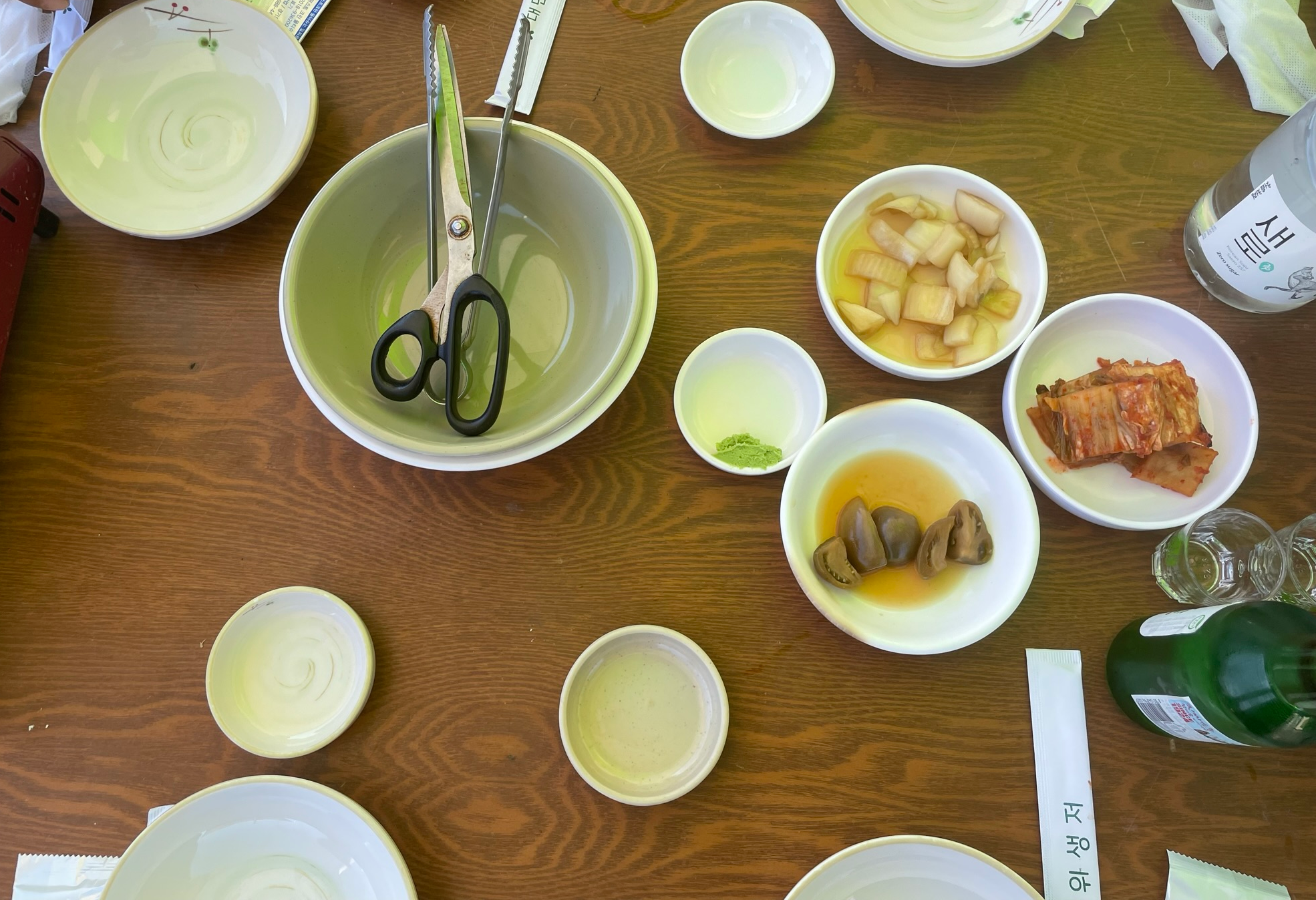 만정수산 테이블 세팅