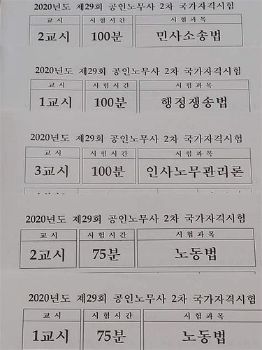 노무사2차