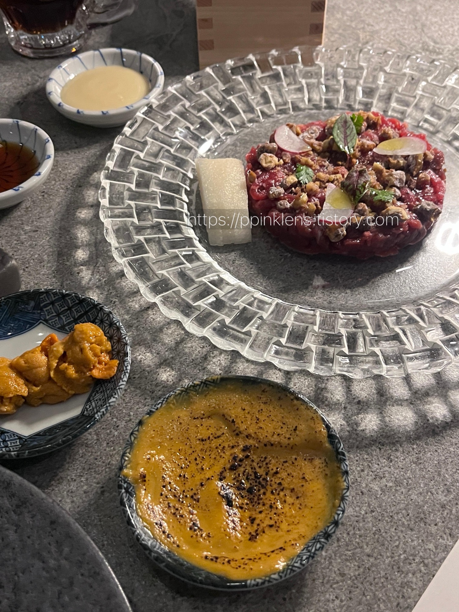 오사청담 오니 한우 육회