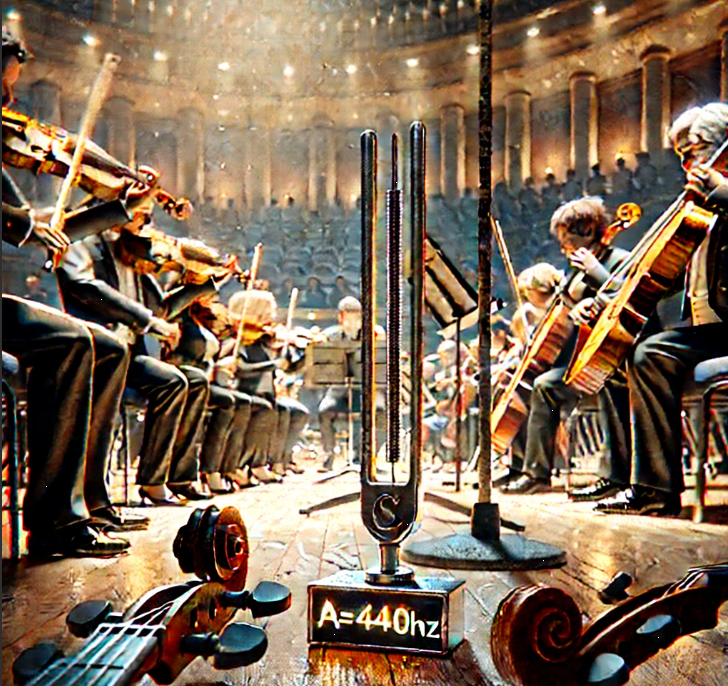 오케스트라 튜닝 관련 그림