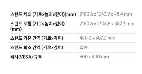 제품스펙