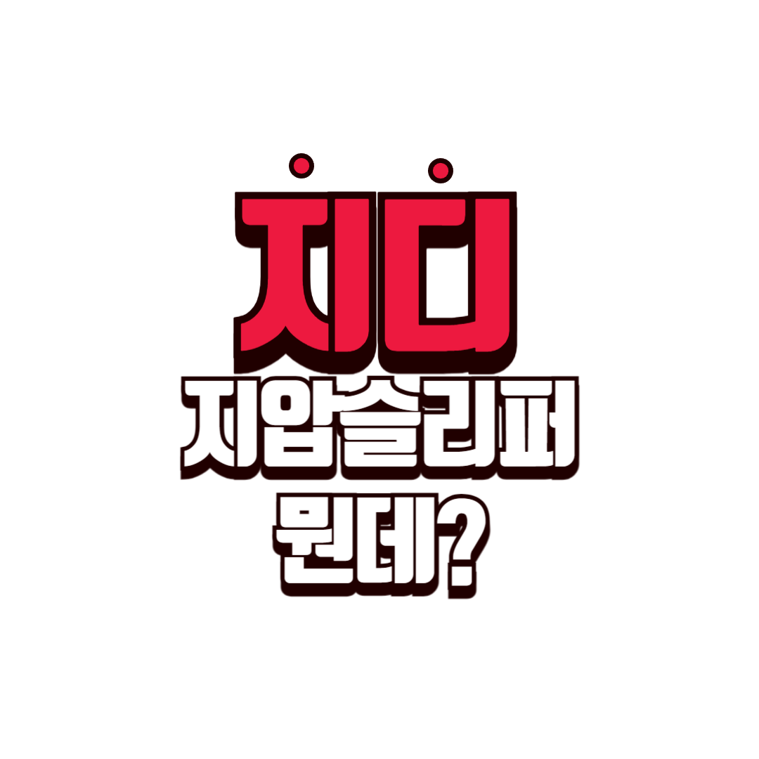 지디지압슬리퍼