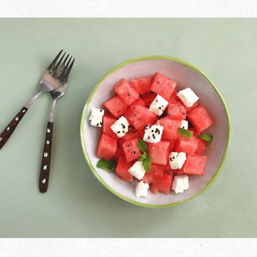 수박 복숭아 샐러드