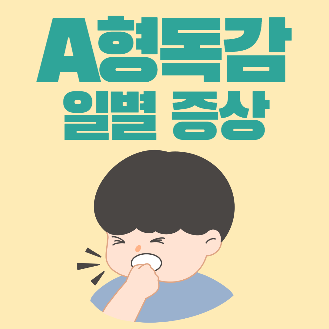 A형 독감 증상 완치과정