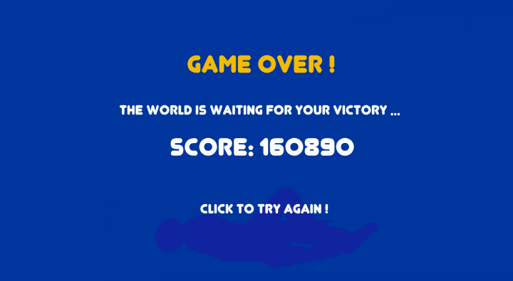 후레쉬맨2-플래시게임-종료-화면