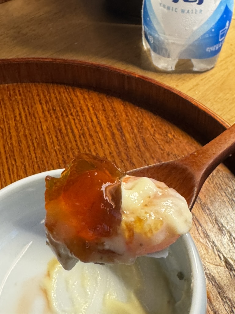 새우와 샐러리악 퓨레