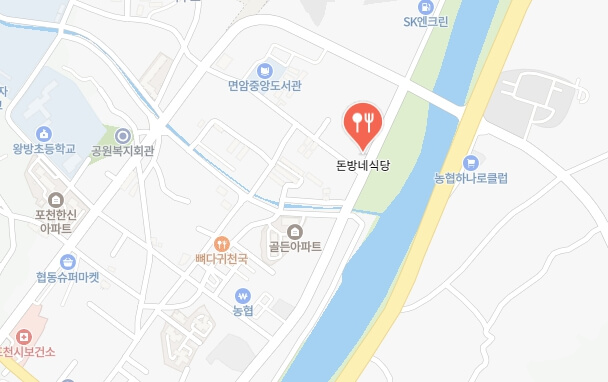 돈방네식당-위치