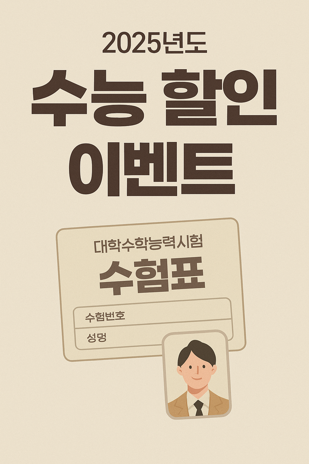 수능 수험표 관련 사진첨부