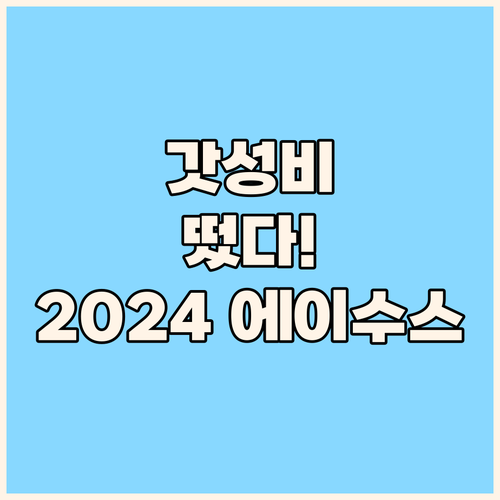 에이수스 비보북 Go 2024년형! 