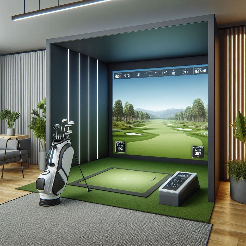 스크린골프장 배경