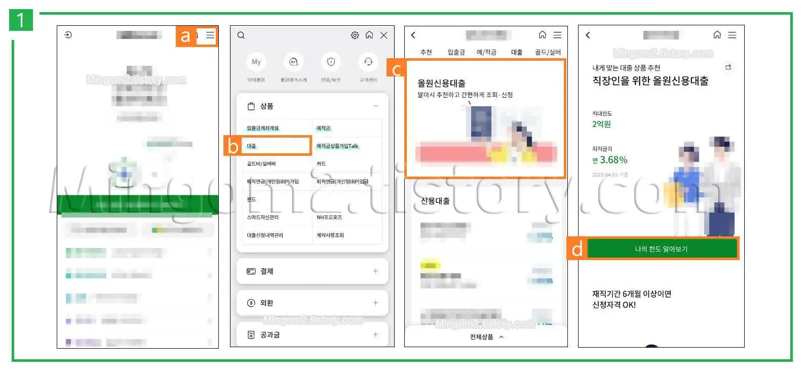 마이너스통장 개설방법에 대한 설명