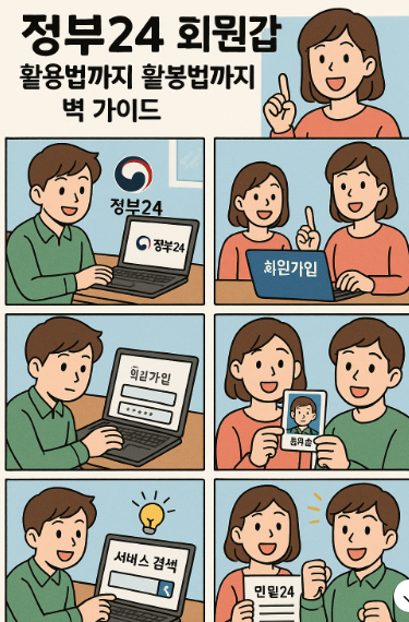 정부24회원가입부터 활용법가이드
