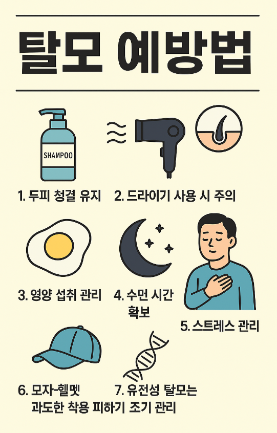 탈모 예방법