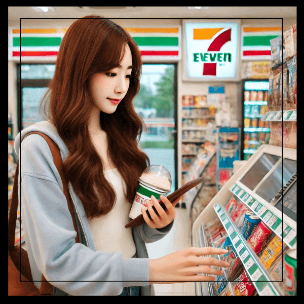 세븐일레븐 재고 조회 하기