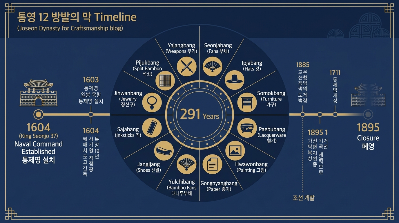 ⚒️ Tongyeong 12 Workshops: 291 Years of Craftsmanship 통영 12공방 291년 장인 전통