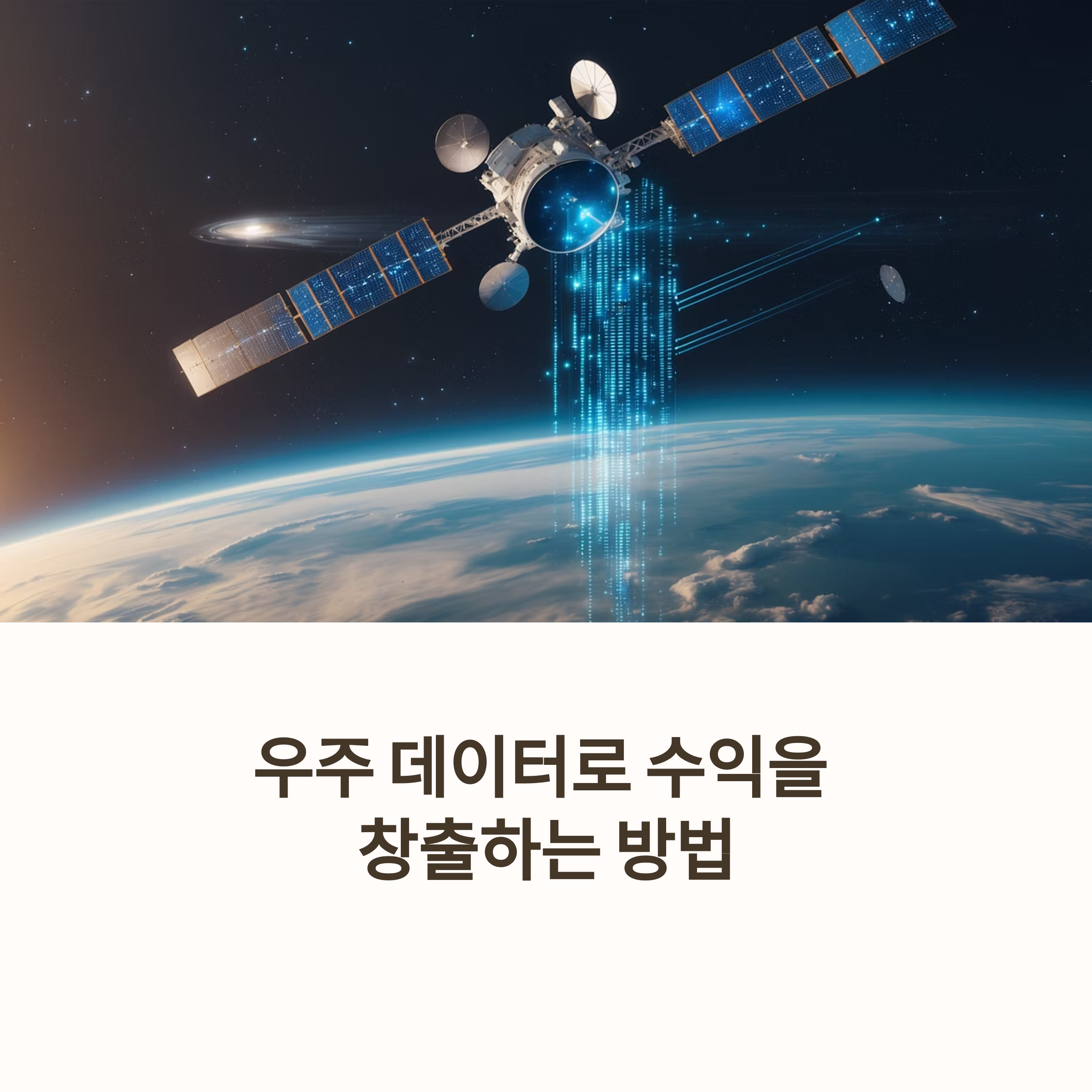 위성 데이터를 활용한 수익형 비즈니스 구축 전략