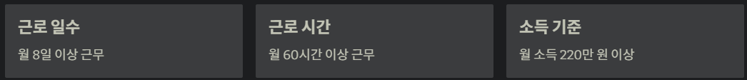 근로일수