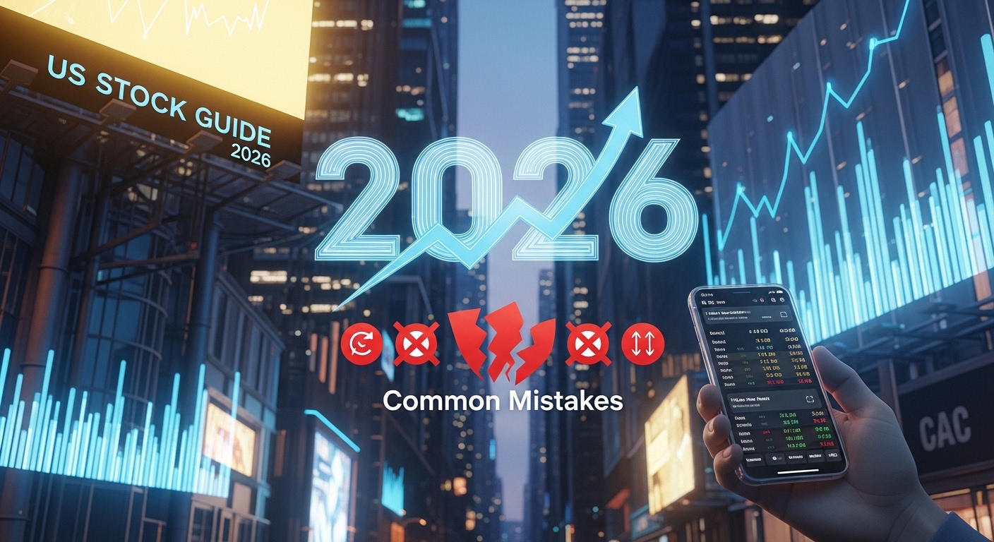 2026년 미국주식 초보 투자 가이드: 가장 많이 실수하는 5가지와 수익 극대화 전략