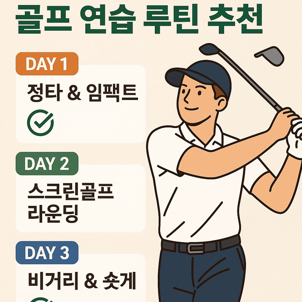 골프 연습 루틴