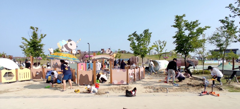 유아들이 놀기 좋은 놀이터