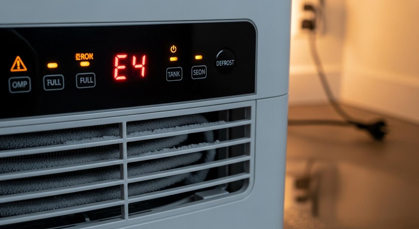 제습기 고장표시