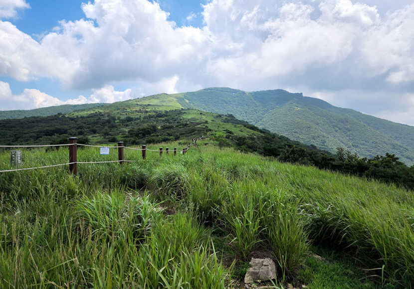 천성산 등산코스 지도