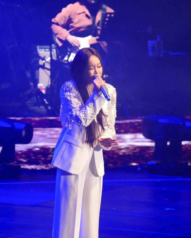 가수 백지영 콘서트 사진