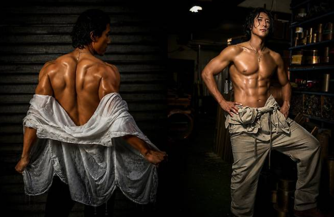 황재균 다이어트 18kg 감량 보디 프로필 촬영