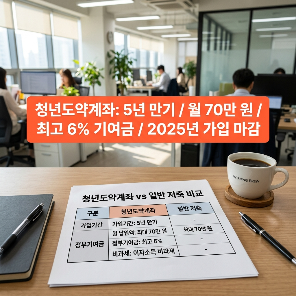 청년도약계좌 조건 핵심 비교표