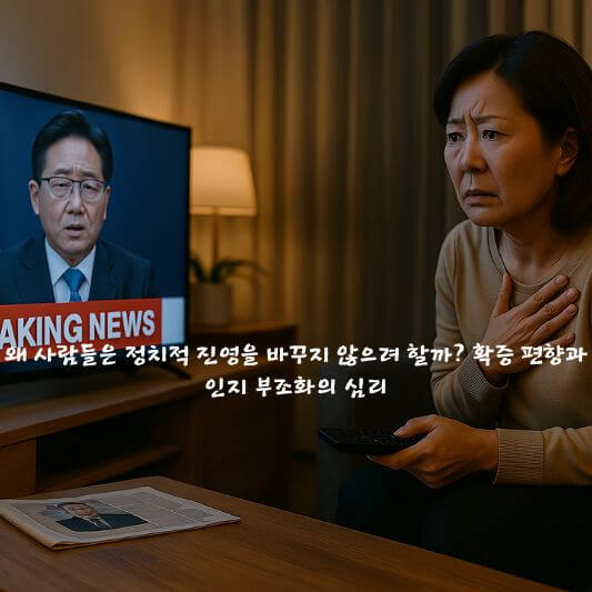 심리학, 정치 심리, 확증 편향, 인지 부조화, 정치 갈등, 정치 성향, 유권자 심리, 사회심리학, 자기방어기제, 뉴스 소비 심리