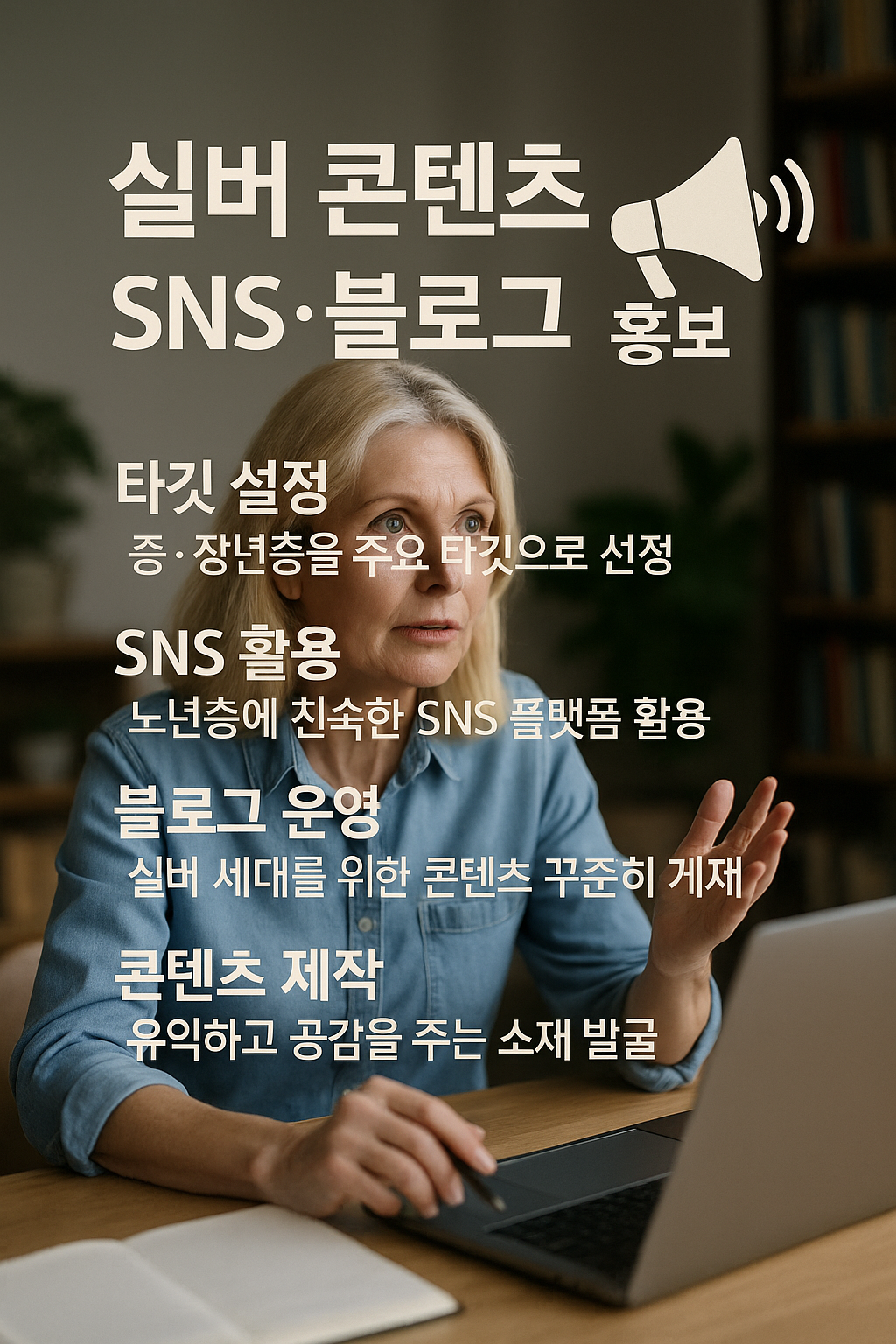 실버 콘텐츠 만드는 법 (SNS&middot;블로그&middot;홍보)