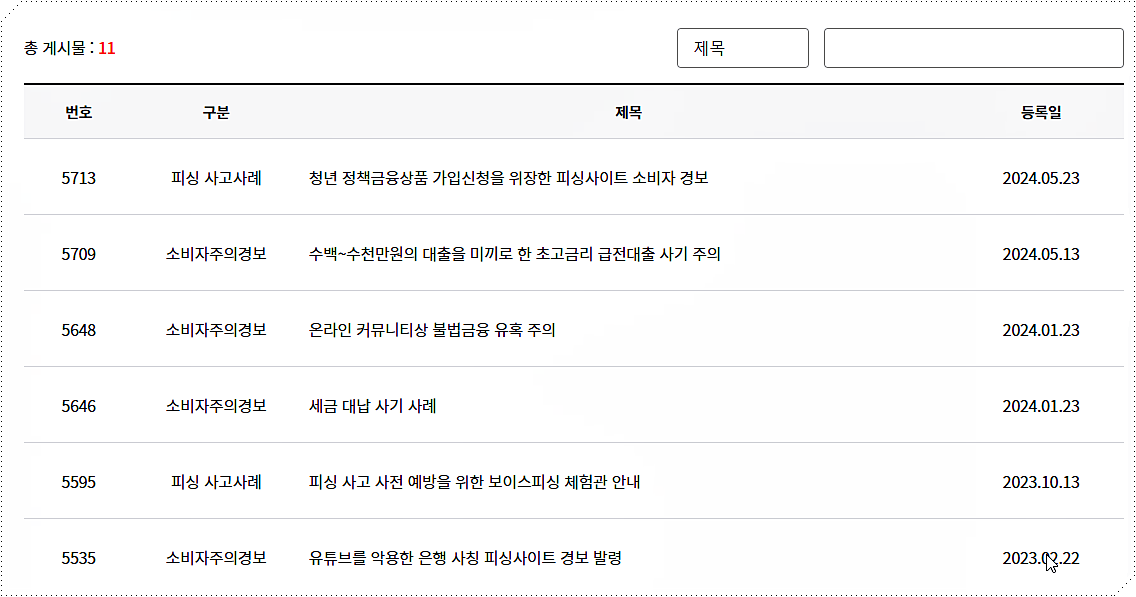 사기 사례