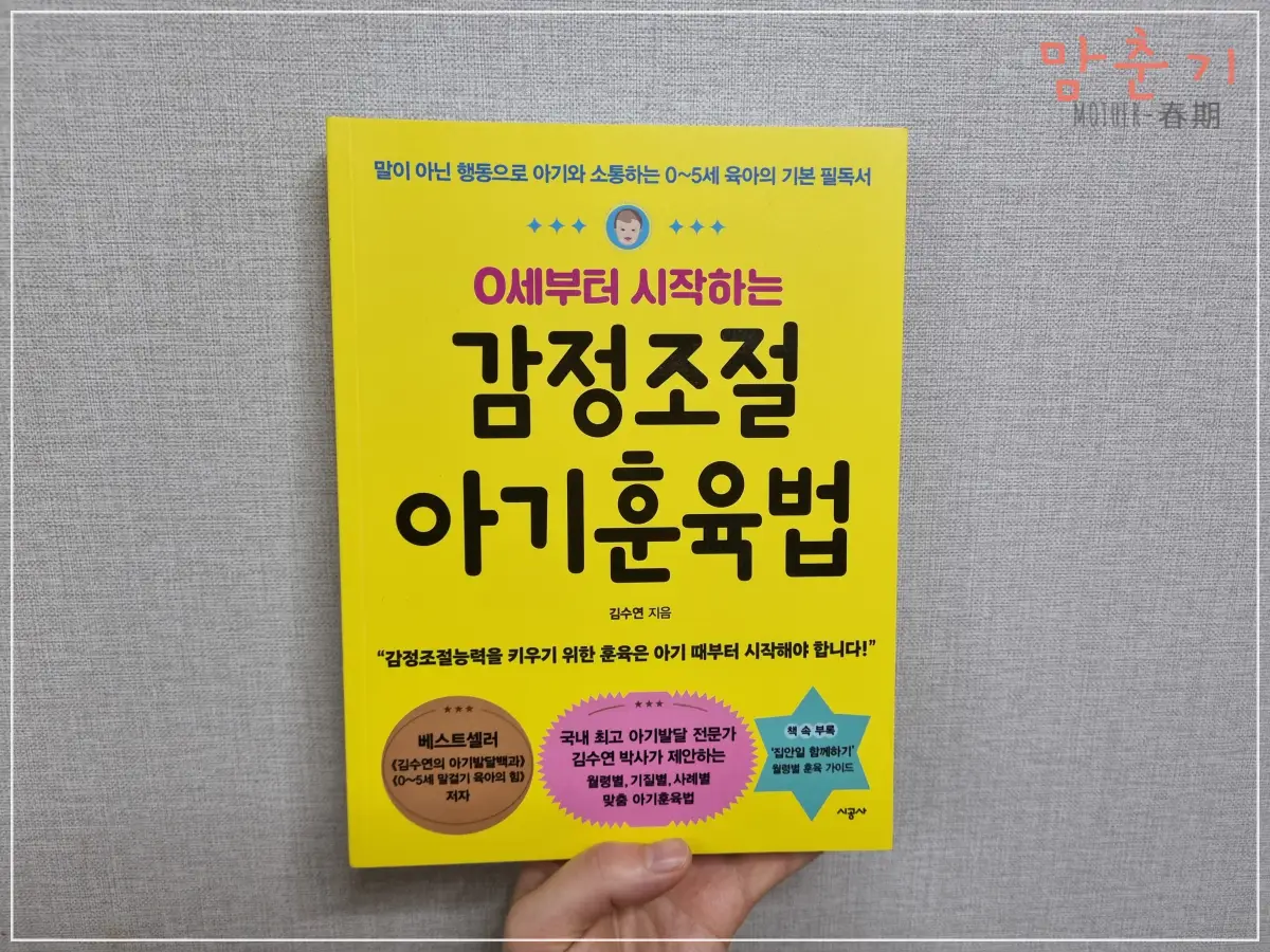 감정조절아기훈육법-육아필독서-저자김수연-훈육지침서