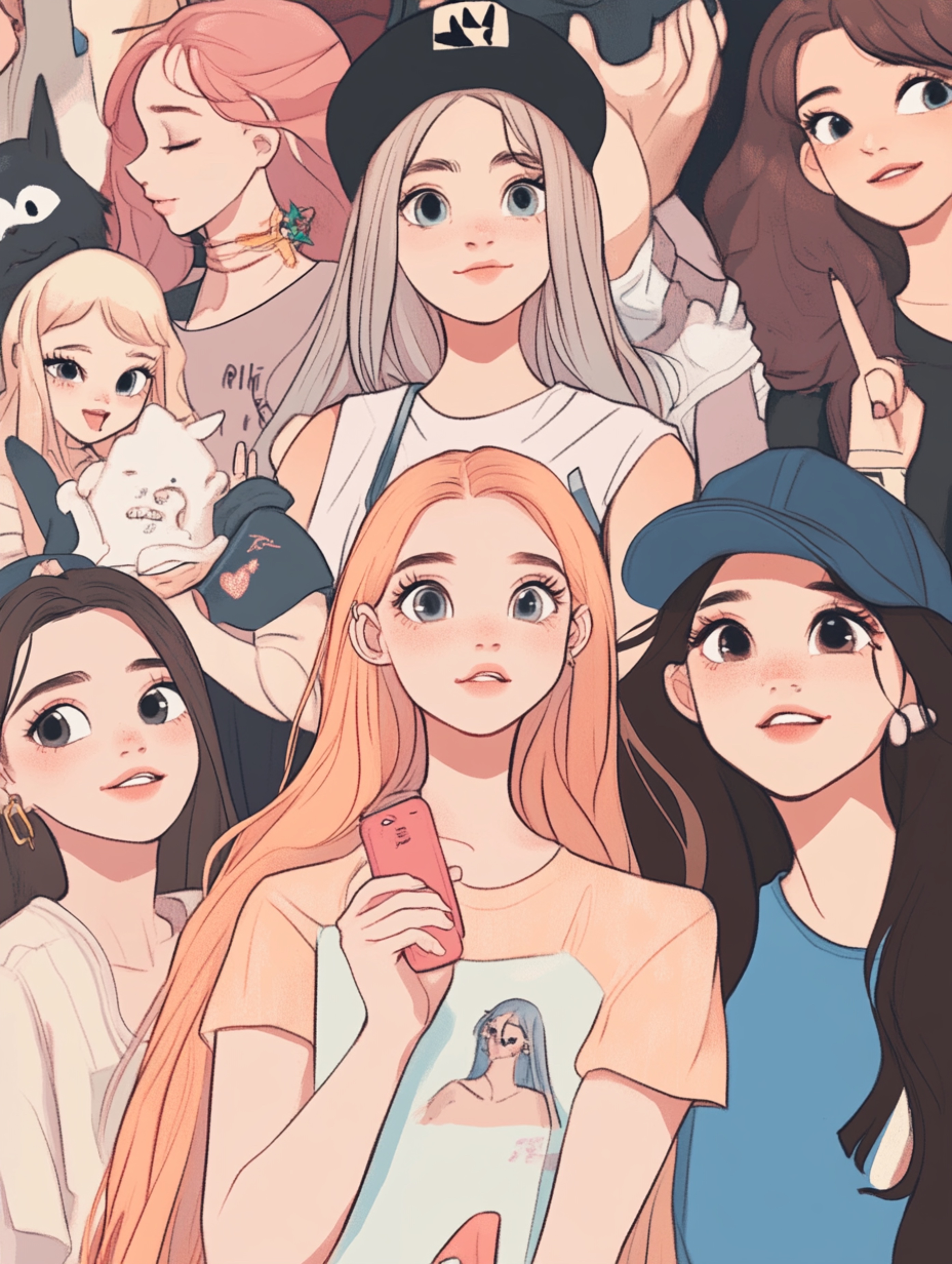 크리에이터들의 모습 이미지