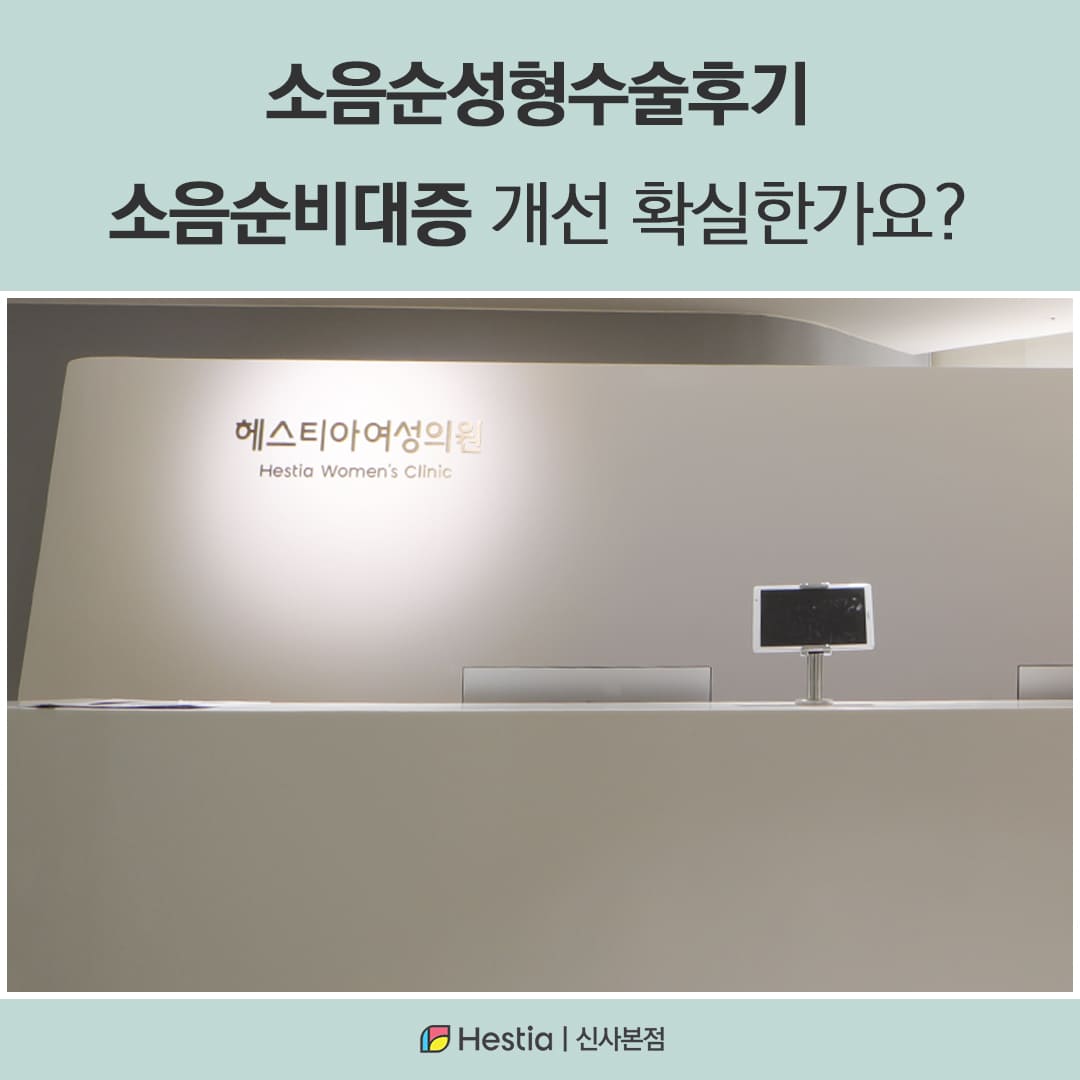 소음순성형수술후기 소음순비대증 개선 확실한가요?