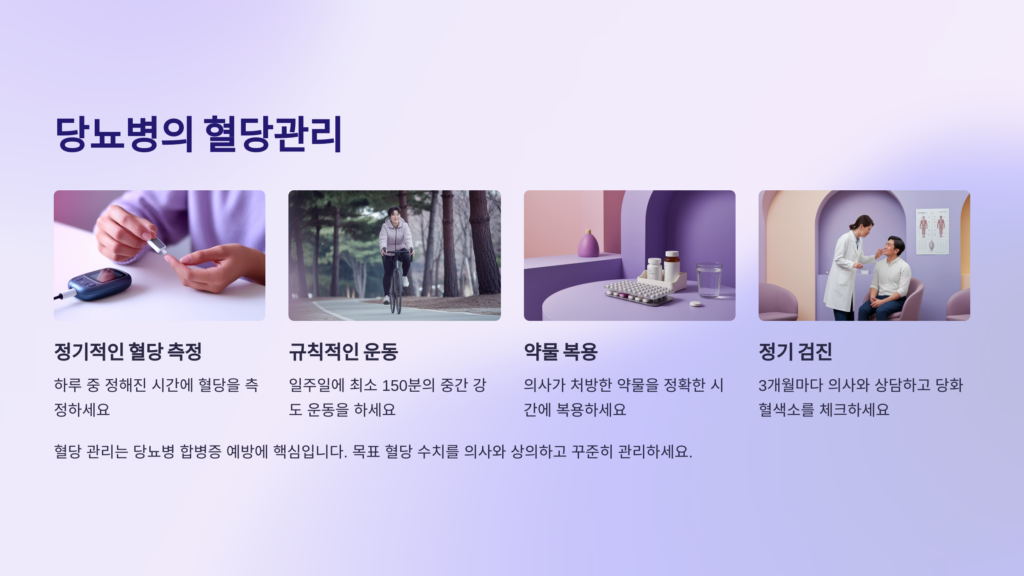 당뇨병의 혈당관리 – 꾸준한 체크가 생명줄