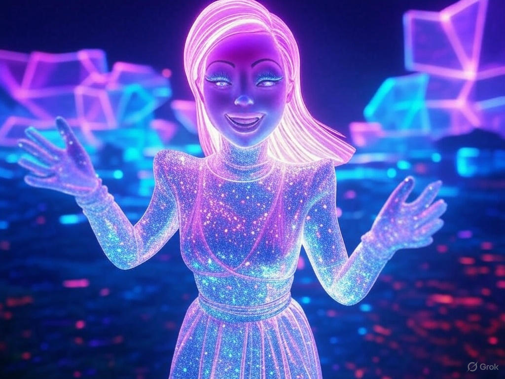 가상 가수 이미지