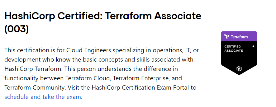 [일상] HashiCorp Terraform Associate 003 합격 후기