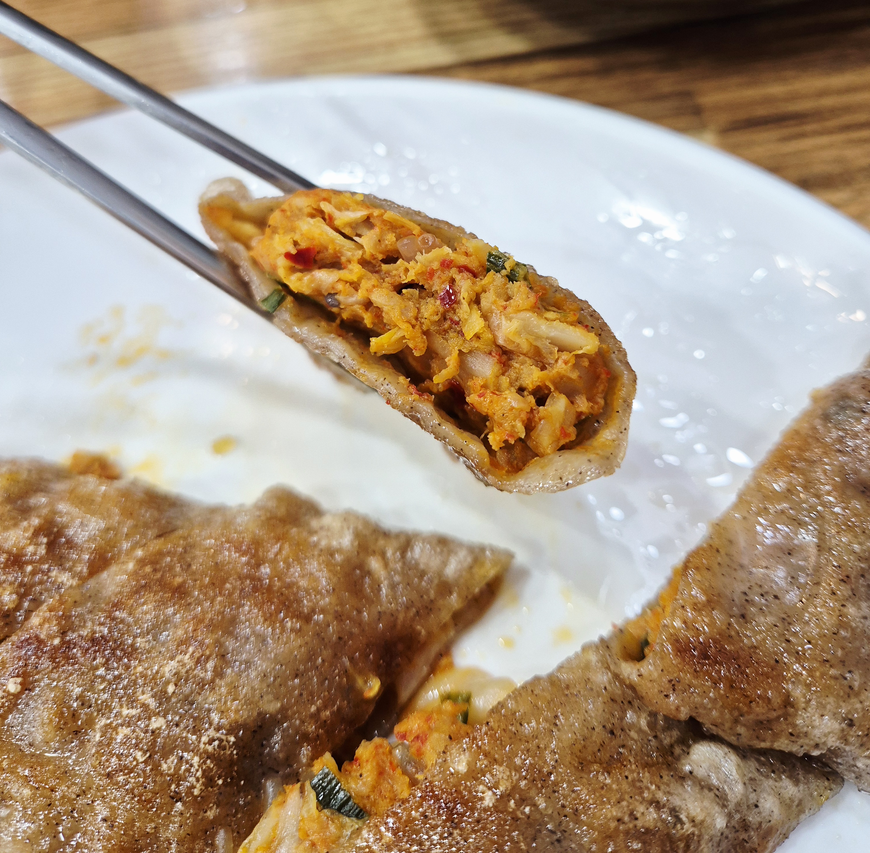 백령면옥 메밀전병