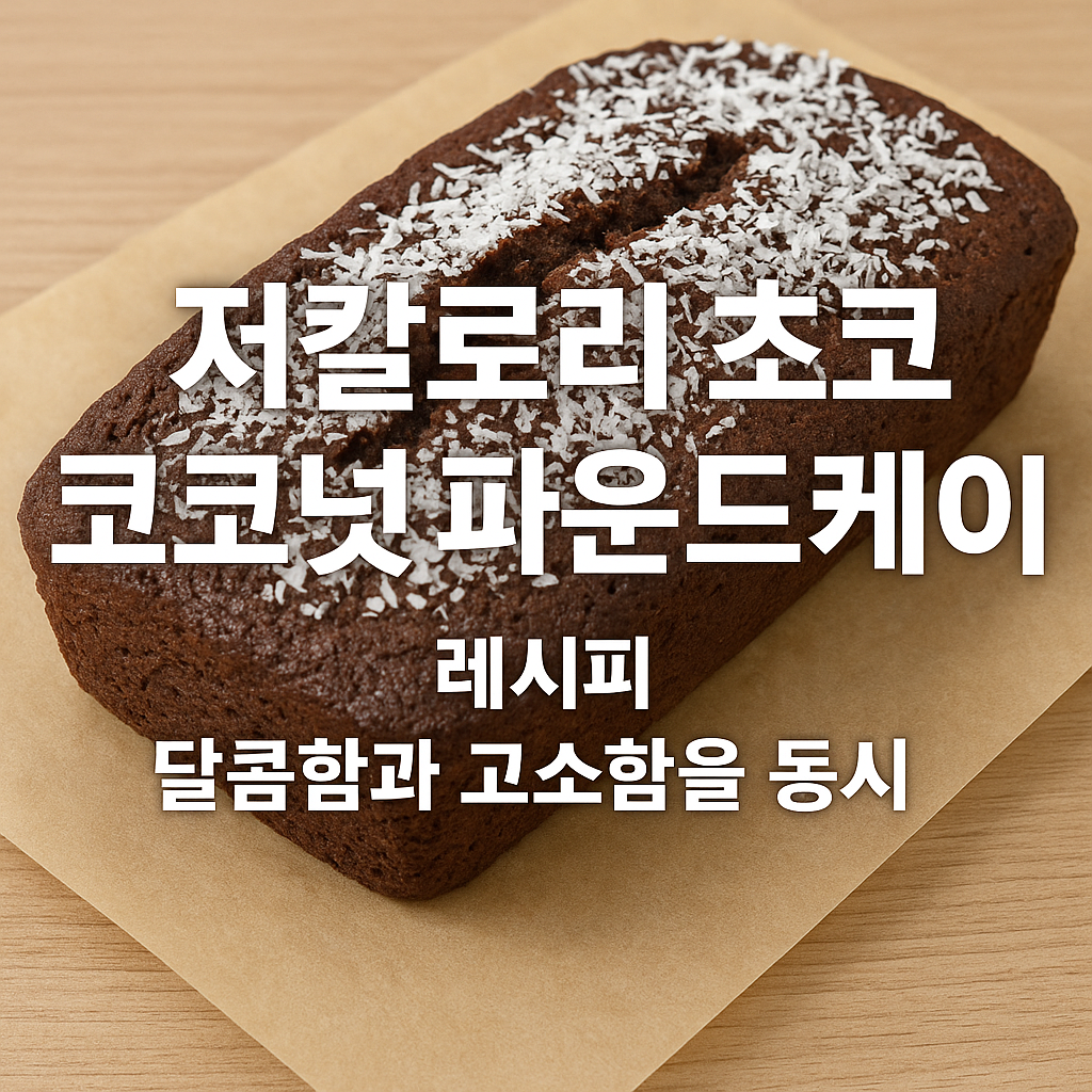 코코넛 파운드케이크