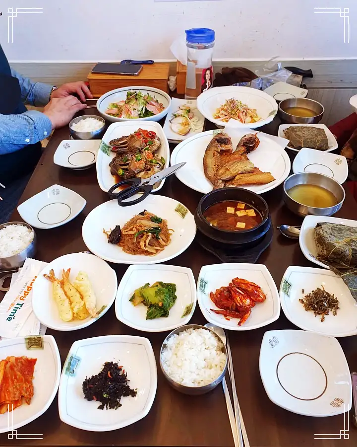 연잎밥 간장게장 한우 석쇠구이 물회 음식 한정식 효도밥상 경주 불국사 맛집 추천