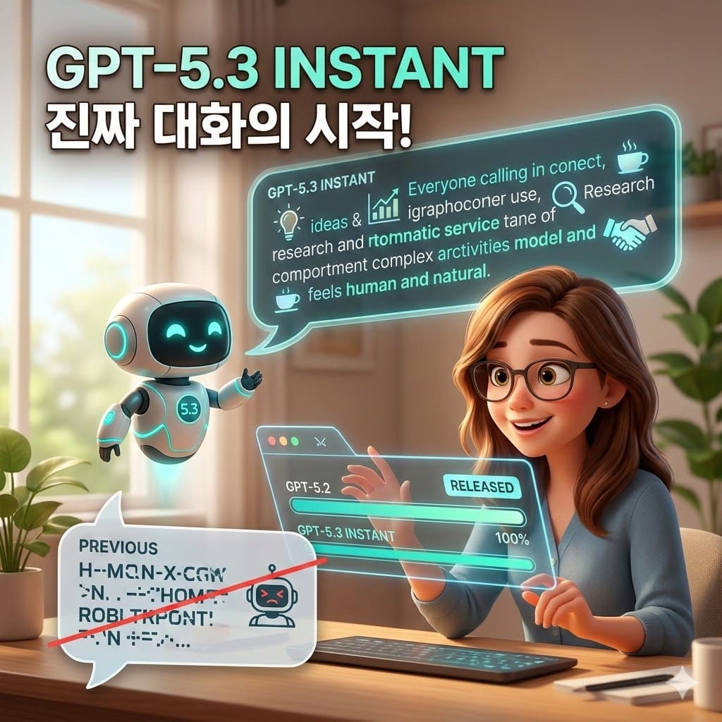 GPT-5.3 Instant 공식 출시 — 대화 품질의 압도적 진화