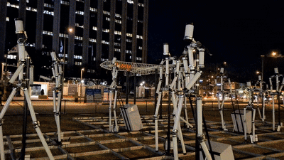 외국인 관광객들