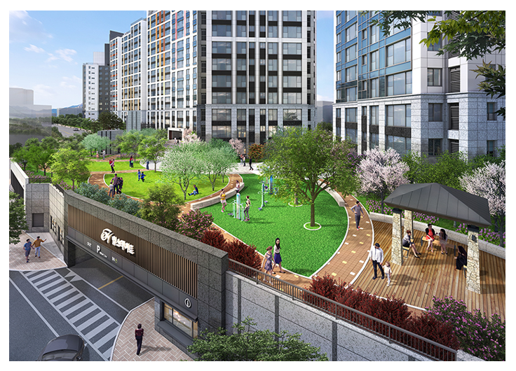 힐스테이트 대연 센트럴 조감도 2