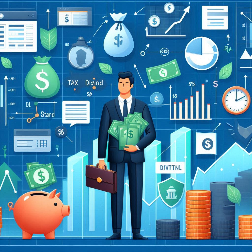 남자가 가방을 들고 한손에는 서류를 들고 투자에 대한 고민을 하는 모습