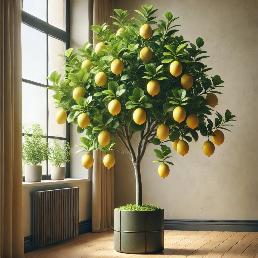 실내에서 키우기 쉬운 레몬 나무 이미지