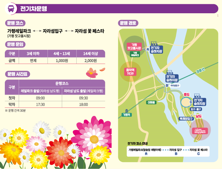 2024년 자라섬 꽃 페스타 일정