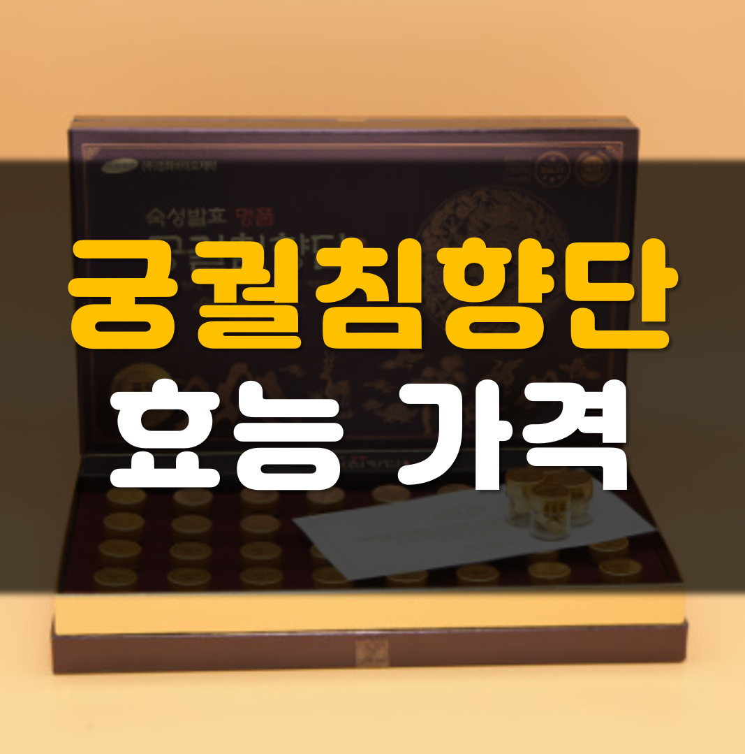 궁궐침향단-가격