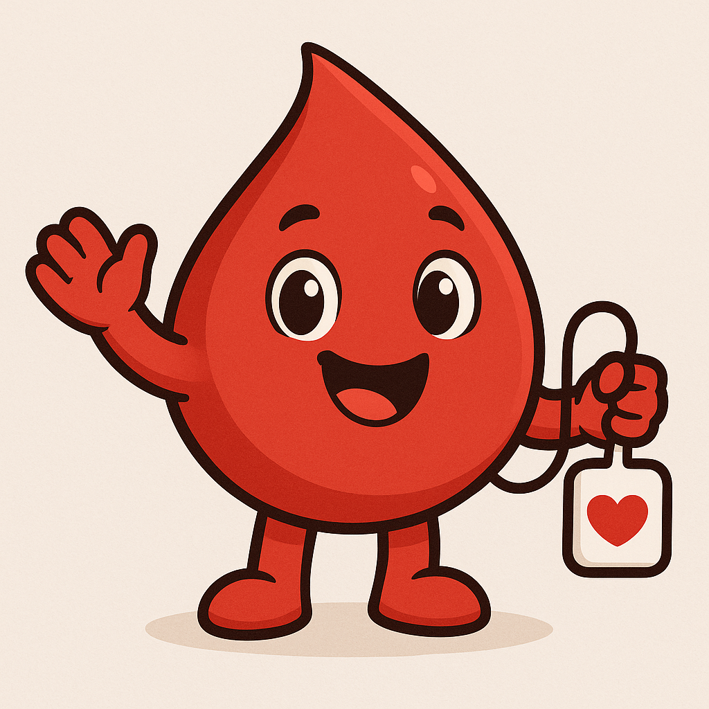 헌혈 캐릭터 이미지 사진