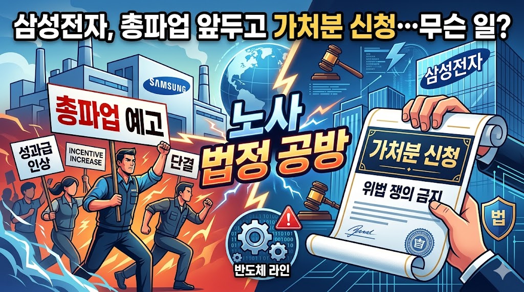 삼성전자, 총파업 앞두고 노조 상대 가처분 신청&hellip;무슨 일인가